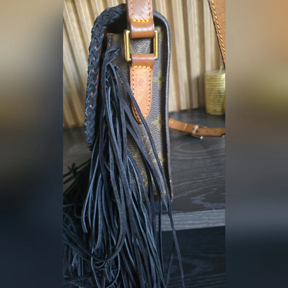 Louis Vuitton Fringed revamped Saint Cloud GM with Fringe & braiding